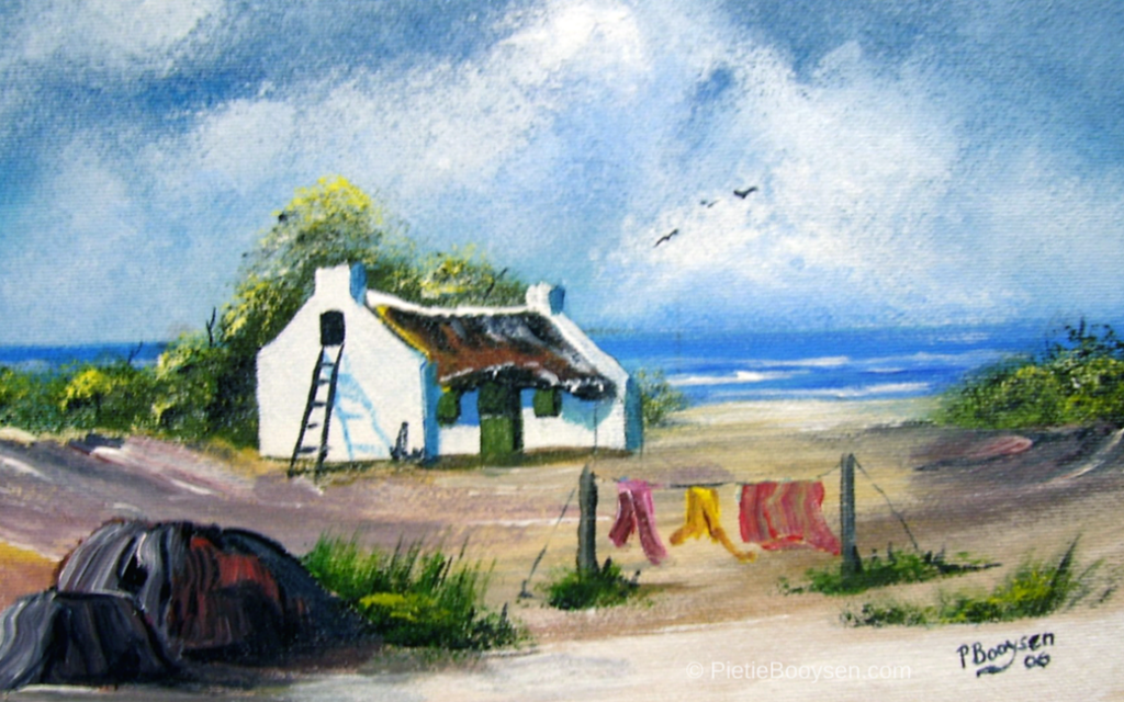 Fisherman's cottage and laundry by Pietie Booysen