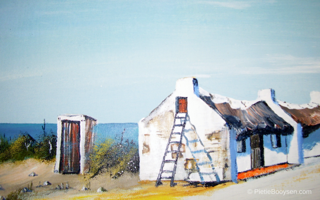 Fisherman's ottage and outhouse by Pietie Booysen